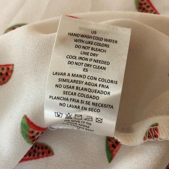 Cooper And Ella Watermelon Top Size Small NWT - Picture 6 of 6
